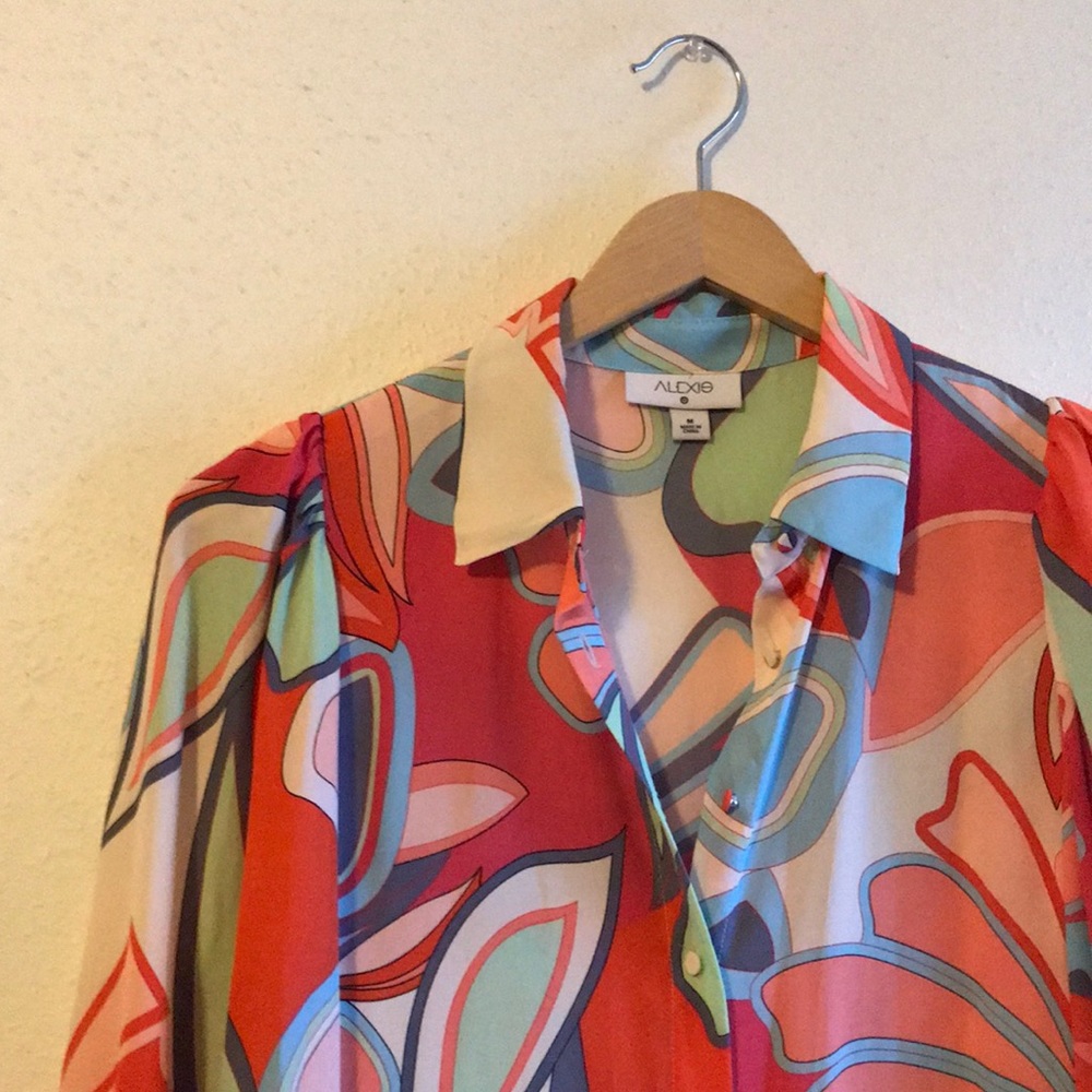 ALEXIS x Target Mixed Floral Long Sleeve Robe Dress